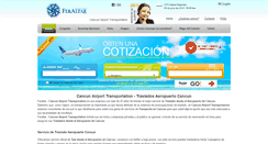 Desktop Screenshot of es.cancunairport-transportation.com